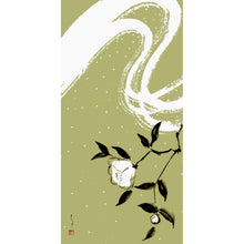 画像をギャラリービューアに読み込む, 椿に雪 byイマタニタカコ