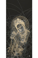 Load image into Gallery viewer, 毛彫観音(金)